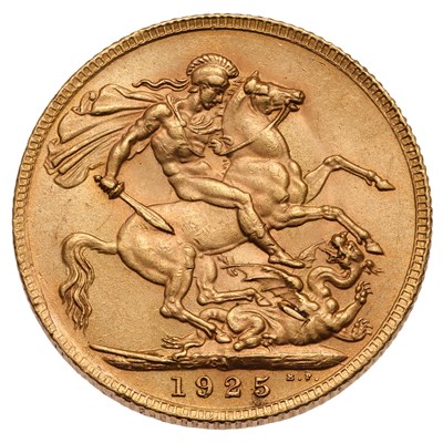 Lot 252 - George V, Sovereign 1925SA, Pretoria Mint;...