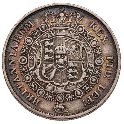 Lot 106 - George III, Halfcrown 1816, large laureate...