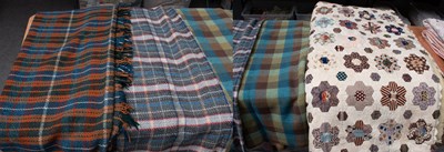 Lot 1000 - Eiderdown with a Victorian Patchwork Cover,...