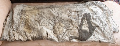 Lot 1001 - Late 19th Century Japanese Embroidered Panel,...
