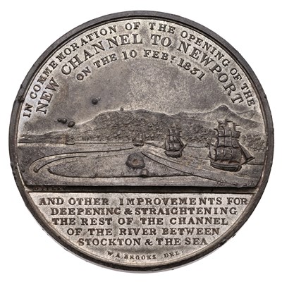 Lot 174 - Tees Navigation Company Medal, New Channel to...