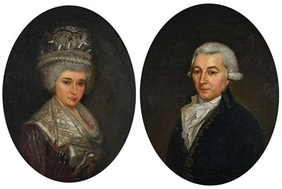Lot 1080 - Dutch School (Late 18th Century) Portrait of a...