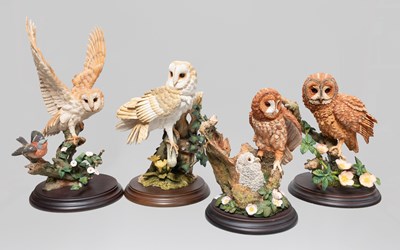 Lot 326 - Country Artists Owl Models, comprising: 'Tawny...