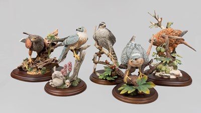 Lot 328 - Country Artists Birds of Prey Models,...