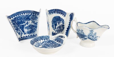 Lot 20 - A Caughley Porcelain Creamboat, circa 1780,...