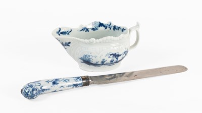 Lot 28 - A Worcester Porcelain Cream Boat, circa 1760,...