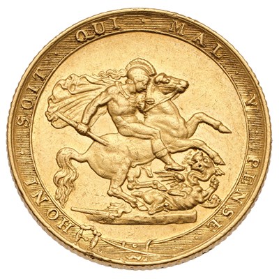 Lot 203 - George III, Sovereign 1817, (Hill 1, S.3785),...
