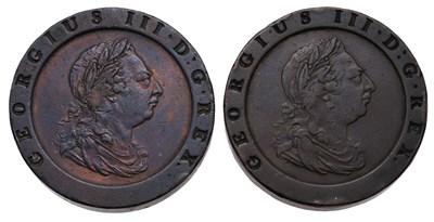 Lot 108 - George III, 'Cartwheel' Twopence 1797, (Peck...