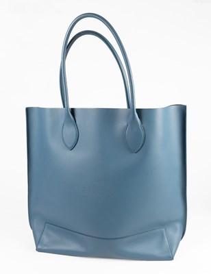 Lot A Mulberry Blossom Blue Leather Tote Bag, with...