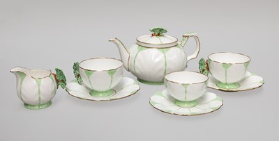 Lot 330 - An Aynsley Art Deco Porcelain Tête-à-tête,...