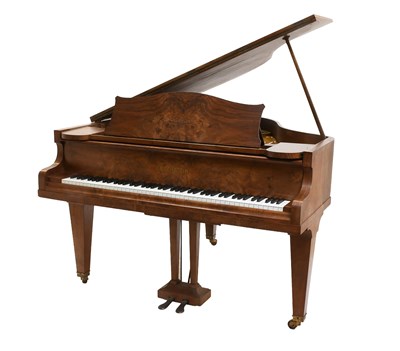 Lot 611 - C Bechstein: A Burr Walnut-Cased Model S 4'9"...