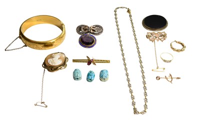 Lot 237 - A Small Quantity of Jewellery, including a...