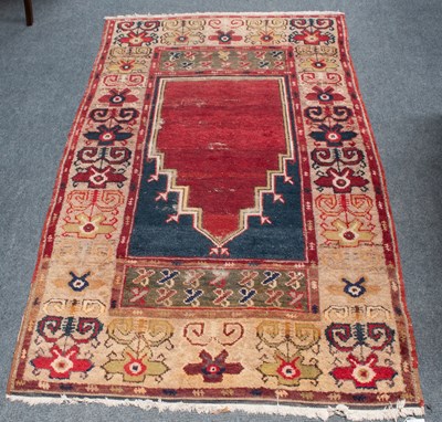 Lot 1141 - Mazlaghan Rug, the raspberry field of...