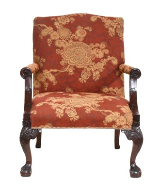 Lot 1251 - A George III Style Mahogany Gainsborough...