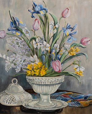 Lot 1088 - Continental School (20th Century) Still life...