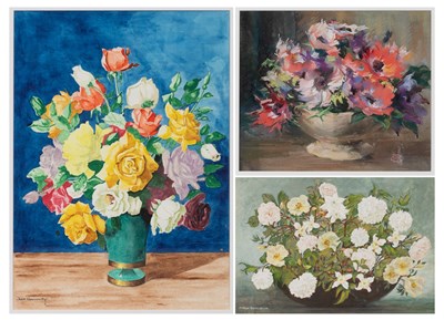 Lot 1089 - Marion Isabel Dixon (Contemporary) Still life...