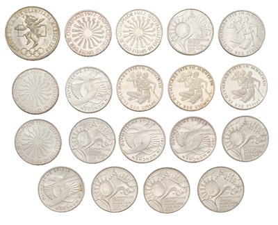 Lot 151 - Germany, Assorted Silver Ten Mark Coins, all...