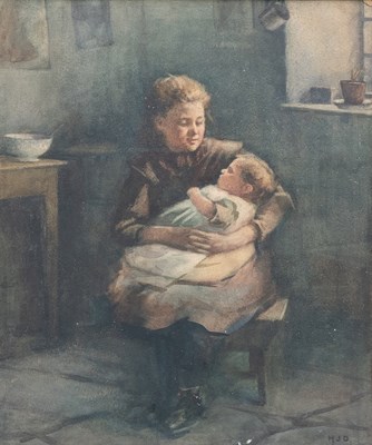 Lot 1053 - Henry John Dobson (1858-1928) "Mother's Help"...