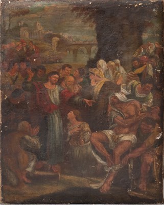 Lot 1099 - Continental School (18th Century) The Healing...