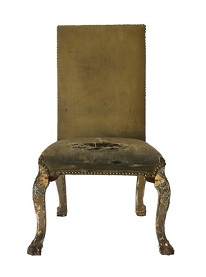 Lot 473 - A George I Giltwood and Beech-Framed Single...