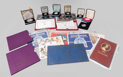 Lot 276 - A Collection of UK Silver Proof Coins and...