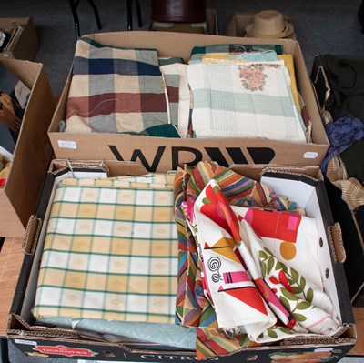 Lot 1035 - Assorted Lengths of Fabric Remnants including...