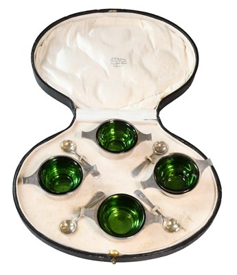 Lot 86 - A Cased Set of Four George V Silver...