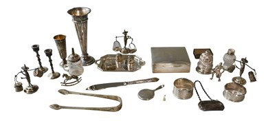 Lot 117 - A Collection of Assorted Silver and Silver...