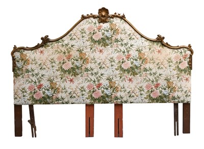 Lot 1448 - A Carved Giltwood Headboard, 196cm 
Provenance:...