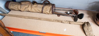 Lot 360 - A Hardy Bros. Fly Reel, together with a rod in...