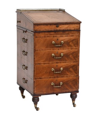 Lot 521 - A Regency Mahogany, Boxwood-Strung and...