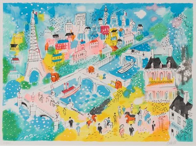 Lot 1091 - Charles Cobelle (1902-1994) "Eiffel Tower"...