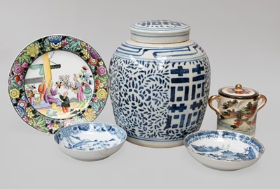 Lot 314 - A Group of Asian Ceramics and Other Items,...