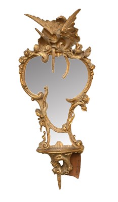 Lot 559 - A Gilt Composition Wall Mirror, in the...