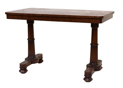 Lot 1286 - A William IV Mahogany Library Table, 113cm by...