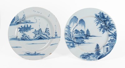 Lot 39 - An English Delft Plate, circa 1760, probably...