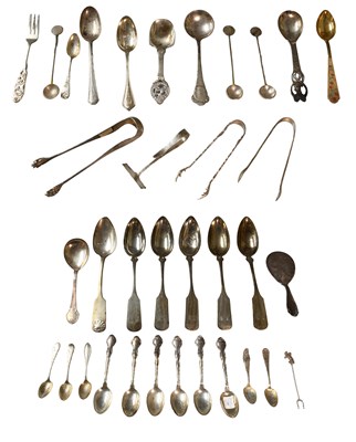Lot 65 - A Collection of Assorted Silver Flatware,...