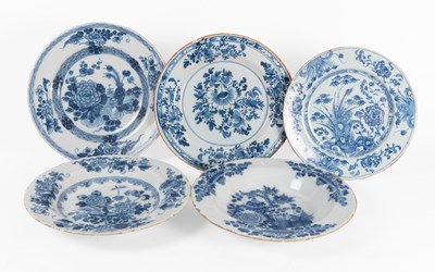 Lot 41 - An English Delft Soup Plate, circa 1760,...