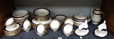 Lot 257 - Coalport "Spearpoint" and "Blue Wheat"...