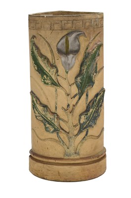 Lot 1216 - An Earthenware Corner Stickstand, early 20th...