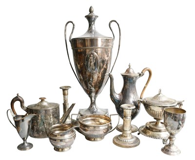 Lot 132 - A Collection of Assorted Old Sheffield Plate,...