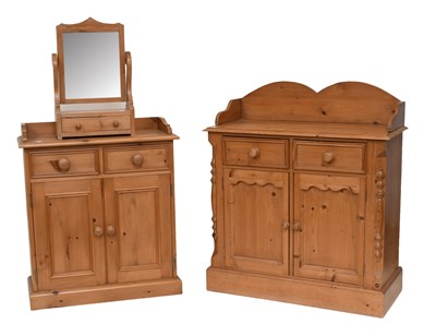 Lot 1313 - Two Modern Pine Washstands, largest 92cm by...