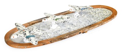 Lot 1111 - Bill Cordingley (Contemporary) "Doves of Peace"...