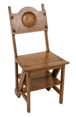 Lot 1261 - A Set of Early 20th Century Carved Oak Library...