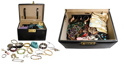 Lot 156 - A Quantity of Costume Jewellery, comprising of...