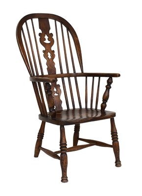 Lot 1250 - A 19th Century Ash Windsor Chair (cut down)