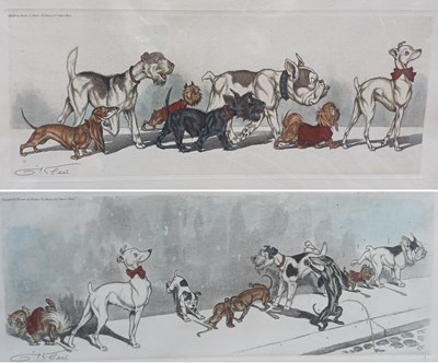 Lot 1104 - After Boris O'Klein (1893-1985) "Dirty Dogs of...