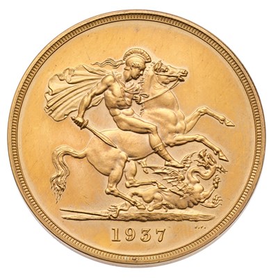 Lot 253 - George VI, 'Coronation' Partial Gold Proof Set...
