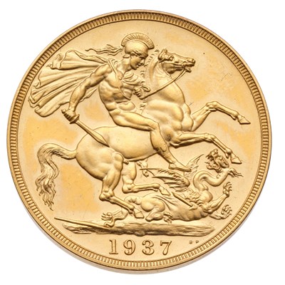 Lot 253 - George VI, 'Coronation' Partial Gold Proof Set...