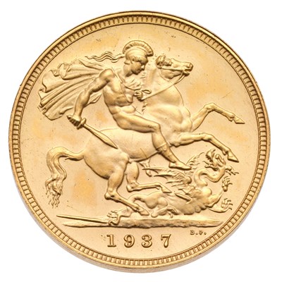 Lot 253 - George VI, 'Coronation' Partial Gold Proof Set...